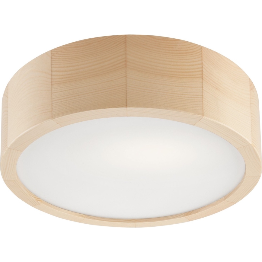 Lubinis vonios šviestuvas NATURAL 2xE27/15W/230V IP54 pušis ø 27 cm