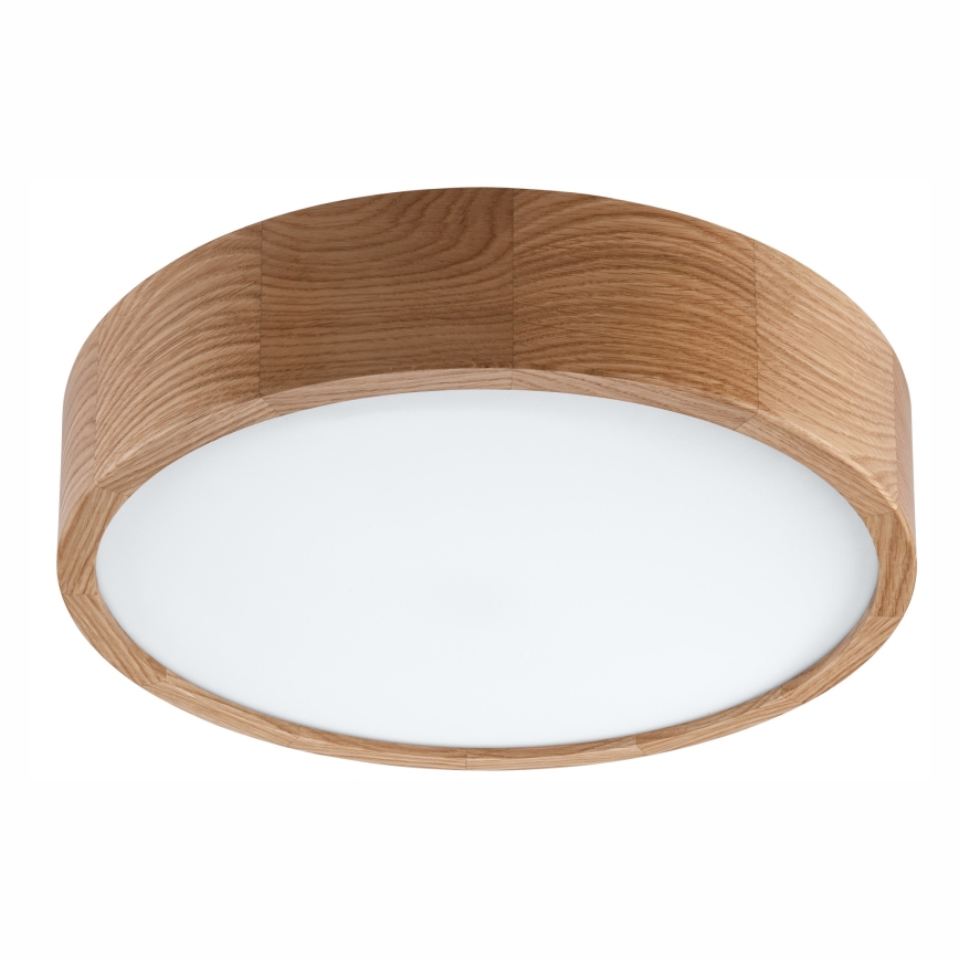 Lubinis vonios šviestuvas OAK 3xE27/15W/230V ąžuolas ø 37 cm IP54 - FSC sertifikuota