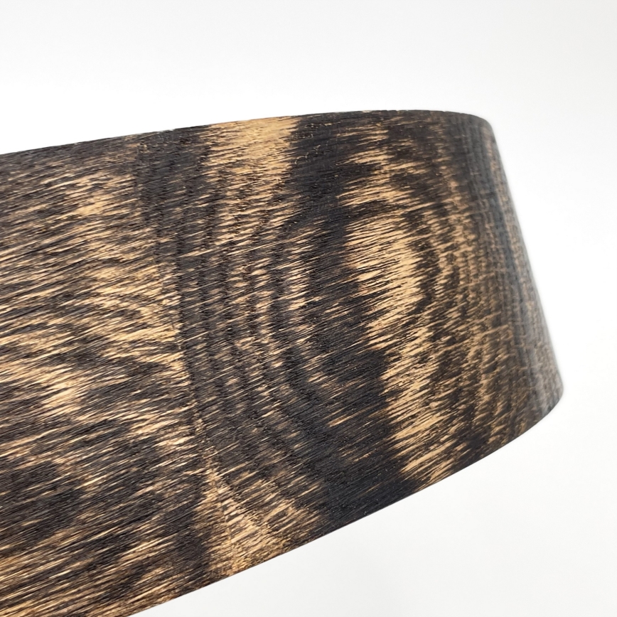 Lubinis vonios šviestuvas OAK SMOKY 2xE27/15W/230V IP54 ø 27,5 cm ąžuolas/ruda