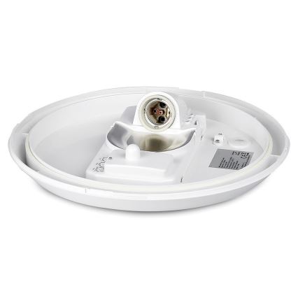 Lubinis vonios šviestuvas su jutikliu 1xE27/60W/230V IP44 ø 29,6 cm