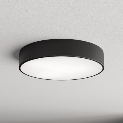 Lubinis vonios šviestuvas su jutikliu CLEO, 3×E27/24W/230V, Ø 40 cm, juodas, IP54