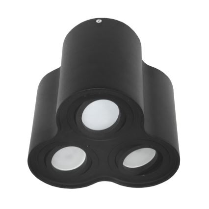 Lubų šviestuvas BAROCO 3xGU10 / 30W / 230V juodas