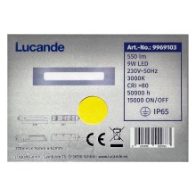 Lucande - LED Įleidžiamas lauko šviestuvas RONI LED/9W/230V IP65