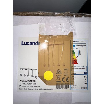Lucande - LED Pakabinamas sietynas HAYLEY 5xLED/5W/230V