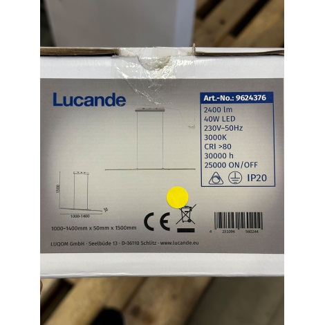 Lucande - LED Pakabinamas sietynas TYMON 2xLED/20W/230V