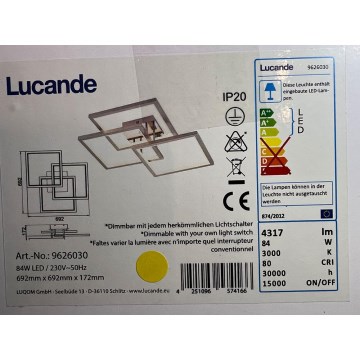 Lucande - LED Pritemdomas lubinis šviestuvas AVILARA LED/84W/230V