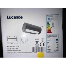 Lucande - LED sieninis lauko šviestuvas BOHDAN LED/11W/230V IP65