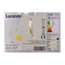 Lucande - Reguliuojama LED Stalinė lempa MARIJA LED/10W/230V
