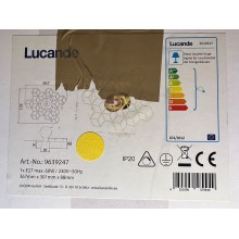 Lucande - Sieninis šviestuvas ALEXARU 1xE27/60W/230V