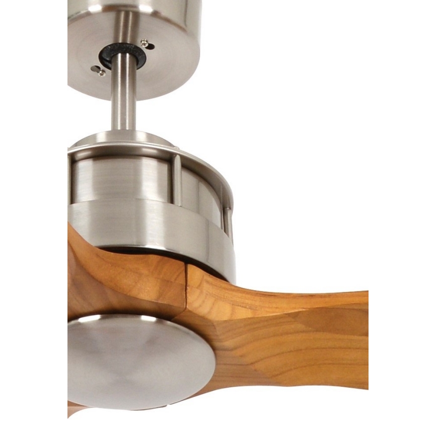 Lucci air 210506 - Lubų ventiliatorius AIRFUSION AKMANI paulovnija/ruda + nuotolinio valdymo pultas