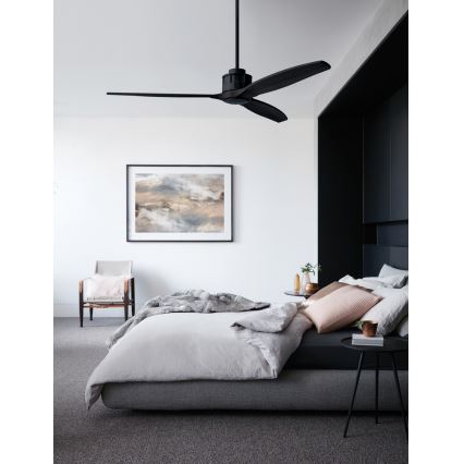 Lucci air 210508 - Lubinis ventiliatorius AIRFUSION AKMANI paulovnija/juoda + nuotolinis valdymas