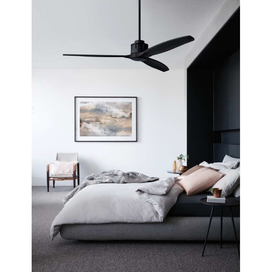 Lucci air 210508 - Lubinis ventiliatorius AIRFUSION AKMANI paulovnija/juoda + nuotolinis valdymas