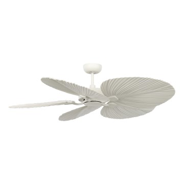 Lucci Air 21065449 - Lubinis ventiliatorius BALI diametras 132 cm balta/kreminė + nuotolinio valdymo pultas