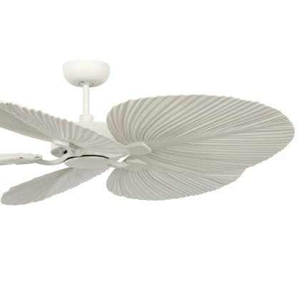Lucci Air 21065449 - Lubinis ventiliatorius BALI diametras 132 cm balta/kreminė + nuotolinio valdymo pultas