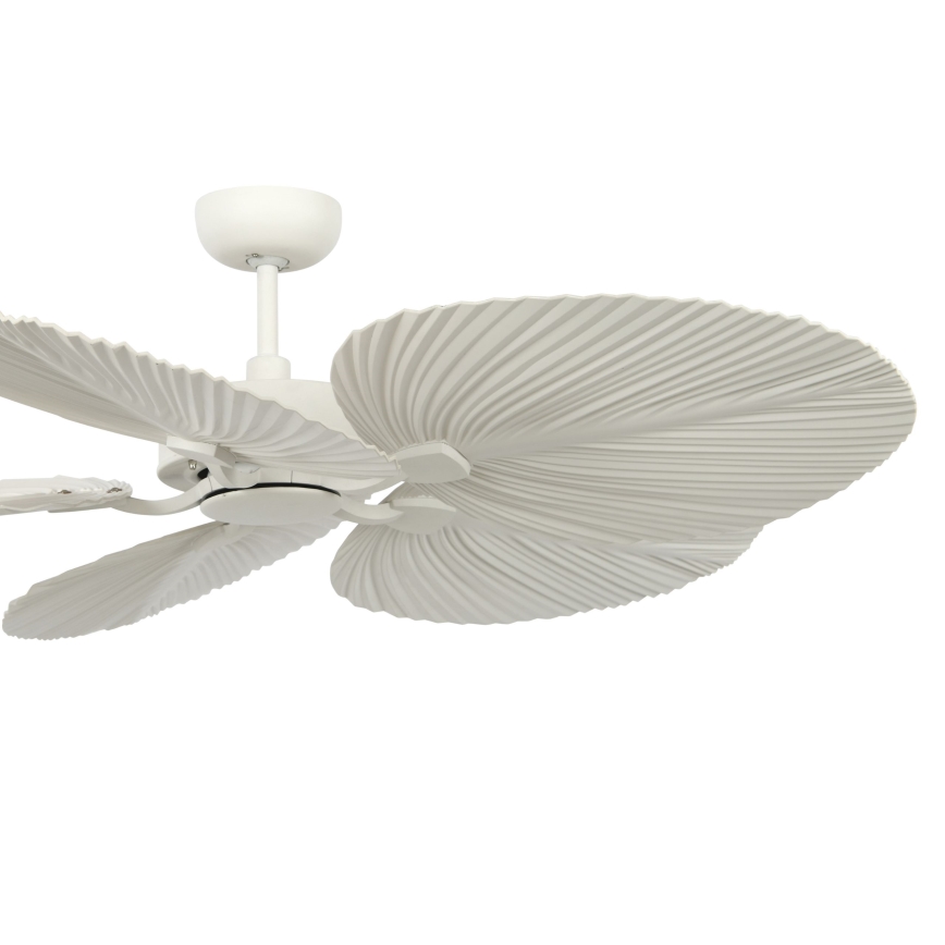 Lucci Air 21065449 - Lubinis ventiliatorius BALI diametras 132 cm balta/kreminė + nuotolinio valdymo pultas