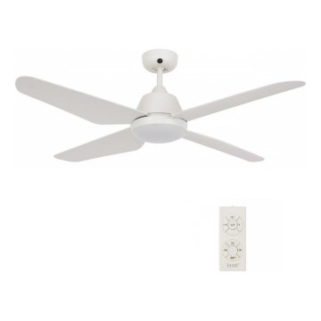 Lucci Air 212994 - LED lubinis ventiliatorius ARIA LED/18W/230V baltas + nuotolinio valdymo pultas