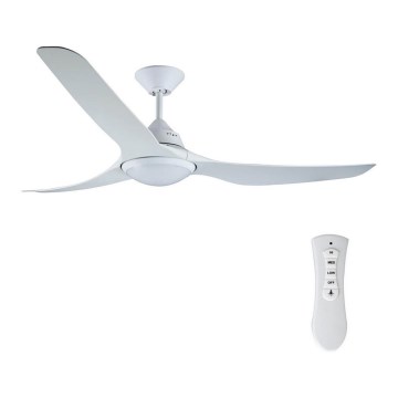 Lucci air 213096 - LED lubinis ventiliatorius MARINER LED/15W/230V baltas Ø 142 cm + nuotolinis valdymas