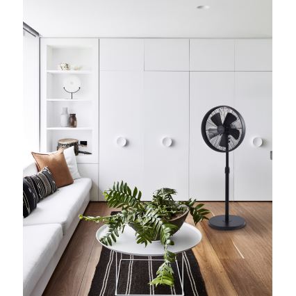 Lucci Air 213115EU - Stovas ventiliatorius BREEZE juodas