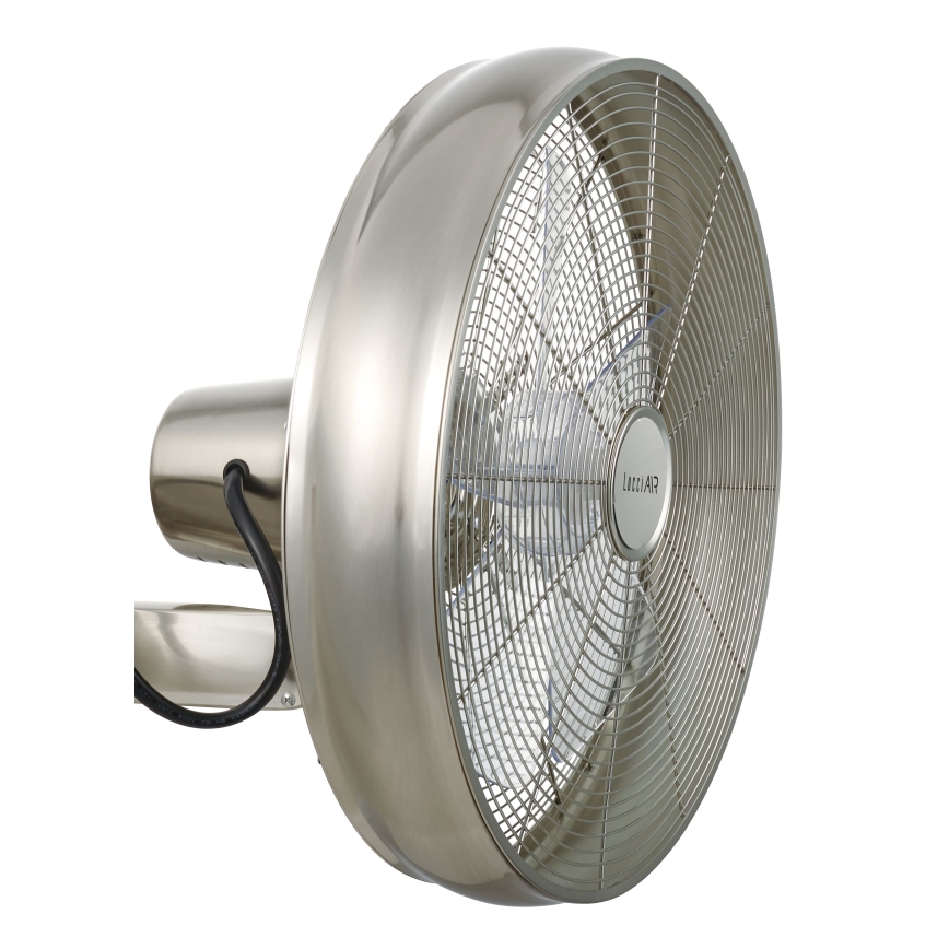 Lucci air 213126 - Sieninis ventiliatorius BREEZE 55W/230V matinis chromas + valdymo pultas