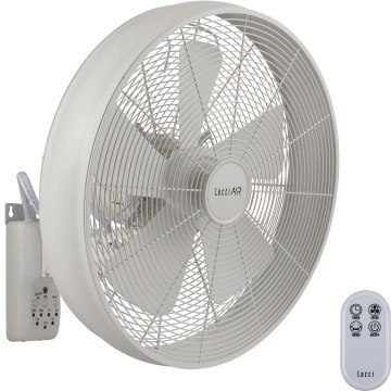 Lucci Air 213128EU - Sieninis ventiliatorius BREEZE 55W/230V baltas + nuotolinio valdymo pultas