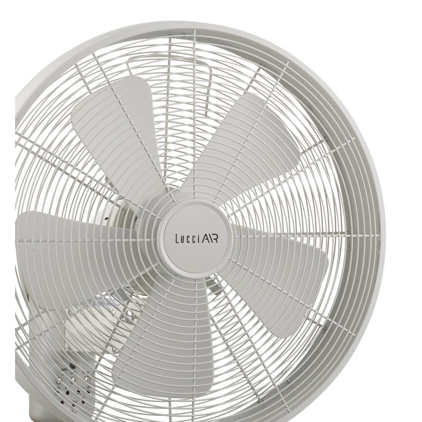 Lucci Air 213128EU - sieninis ventiliatorius BREEZE 55W/230V, baltas, skersmuo 46 cm + nuotolinis pultas