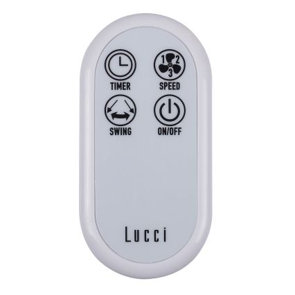 Lucci Air 213128EU - sieninis ventiliatorius BREEZE 55W/230V, baltas, skersmuo 46 cm + nuotolinis pultas
