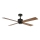 Lucci air 213170 - LED lubinis ventiliatorius NEWPORT wenge/ruda + nuotolinis valdymas