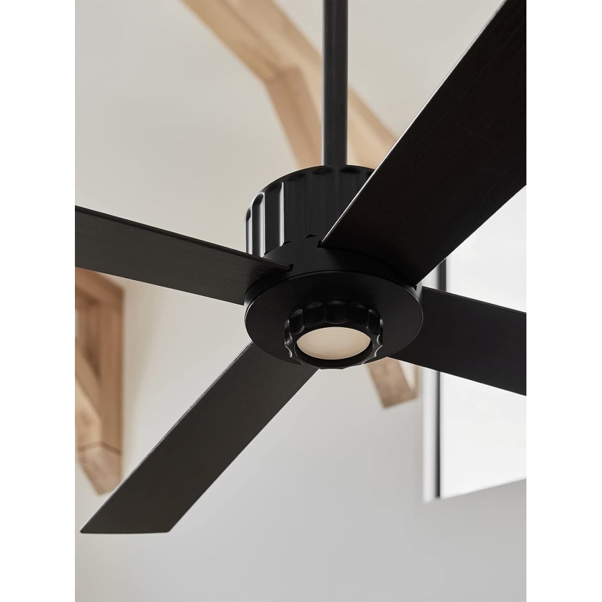 Lucci air 213170 - LED lubinis ventiliatorius NEWPORT wenge/ruda + nuotolinis valdymas