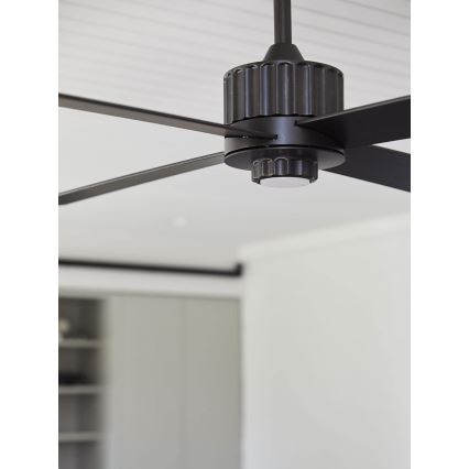 Lucci air 213170 - LED lubinis ventiliatorius NEWPORT wenge/ruda + nuotolinis valdymas