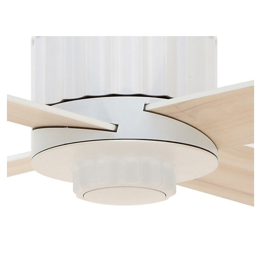 Lucci air 213171 - LED lubinis ventiliatorius NEWPORT medis/balta/smėlio spalva + nuotolinio valdymo pultas