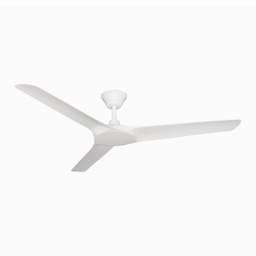 Lucci Air 21321549 - Lubų ventiliatorius ABYSS skersmuo 142 cm IP66 baltas + nuotolinio valdymo pultas
