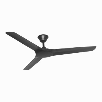Lucci Air 21321649 - Lubinis ventiliatorius ABYSS diametras 142 cm IP66 juoda + nuotolinio valdymo pultas