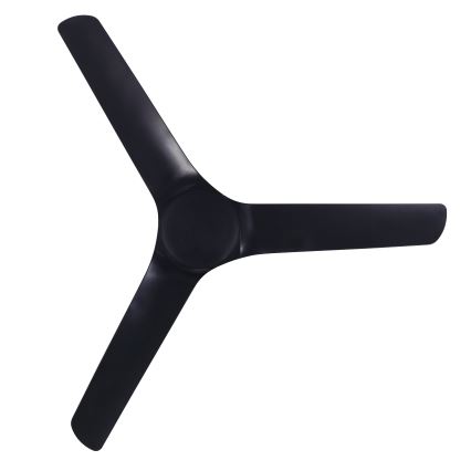 Lucci Air 21321649 - Lubinis ventiliatorius ABYSS diametras 142 cm IP66 juoda + nuotolinio valdymo pultas