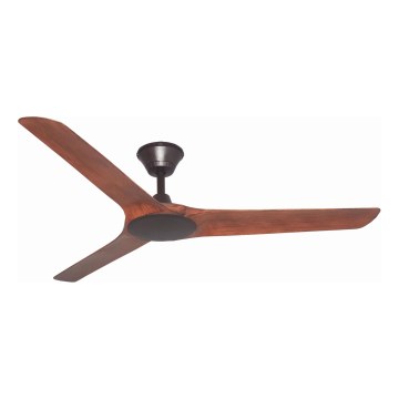 Lucci Air 21321749 - Lubinis ventiliatorius ABYSS skersmuo 142 cm IP66 ruda + nuotolinio valdymo pultas