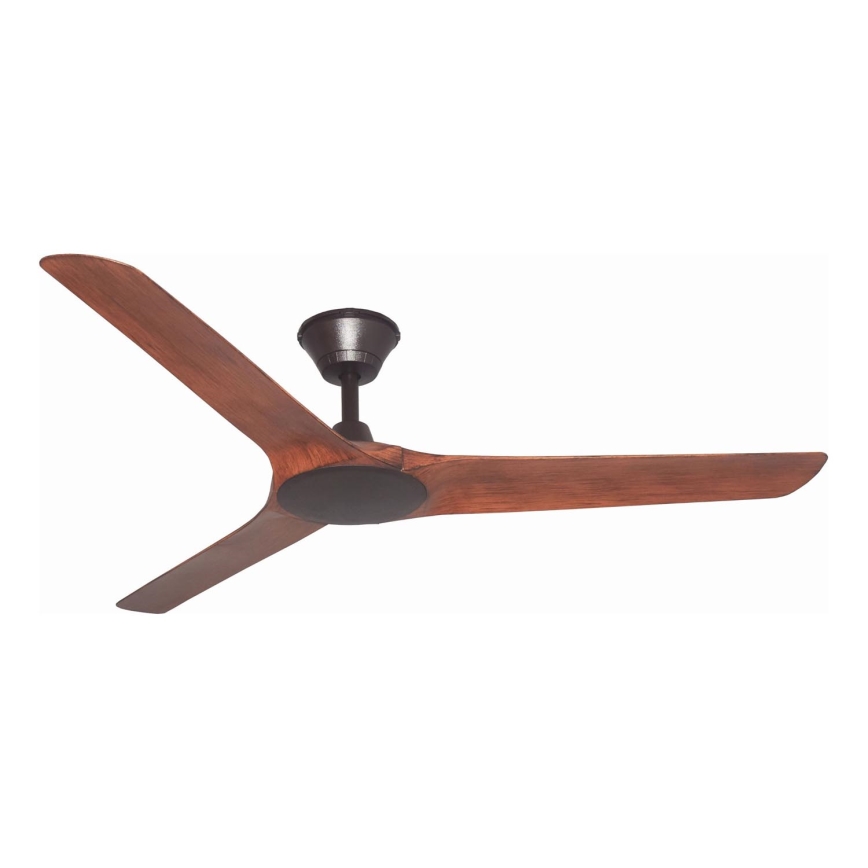Lucci Air 21321749 - Lubinis ventiliatorius ABYSS skersmuo 142 cm IP66 ruda + nuotolinio valdymo pultas