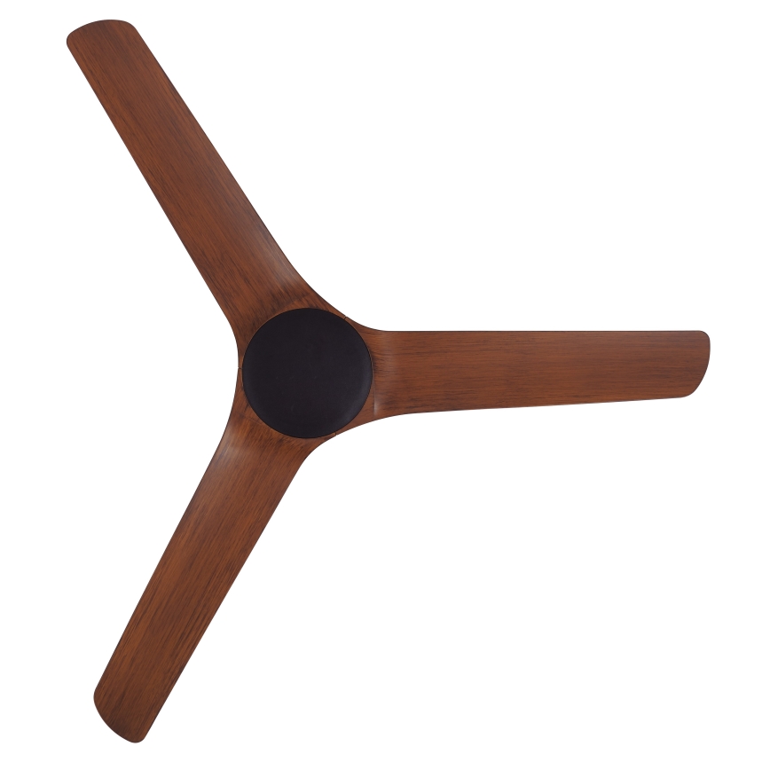 Lucci Air 21321749 - Lubinis ventiliatorius ABYSS skersmuo 142 cm IP66 ruda + nuotolinio valdymo pultas