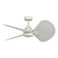 Lucci Air 21325449 - LED lubinis ventiliatorius SABLE su reguliuojamu apšvietimu 1xGX53/12W/230V 3000/4000/5000K Ø 91,5 cm kreminės spalvos + nuotolinis valdymas