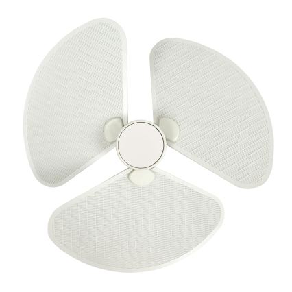 Lucci Air 21325449 - LED lubinis ventiliatorius SABLE su reguliuojamu apšvietimu 1xGX53/12W/230V 3000/4000/5000K Ø 91,5 cm kreminės spalvos + nuotolinis valdymas