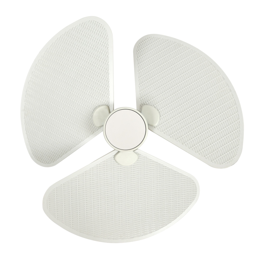 Lucci Air 21325449 - LED lubinis ventiliatorius SABLE su reguliuojamu apšvietimu 1xGX53/12W/230V 3000/4000/5000K Ø 91,5 cm kreminės spalvos + nuotolinis valdymas
