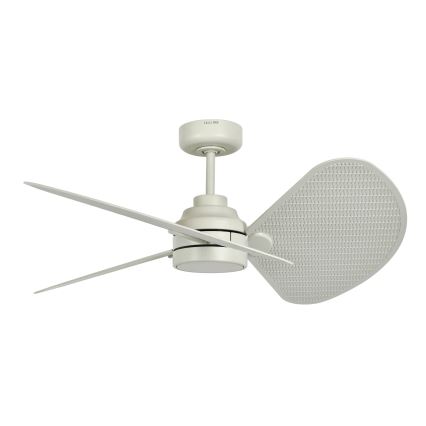Lucci Air 21325449 - LED lubinis ventiliatorius SABLE su reguliuojamu apšvietimu 1xGX53/12W/230V 3000/4000/5000K Ø 91,5 cm kreminės spalvos + nuotolinis valdymas
