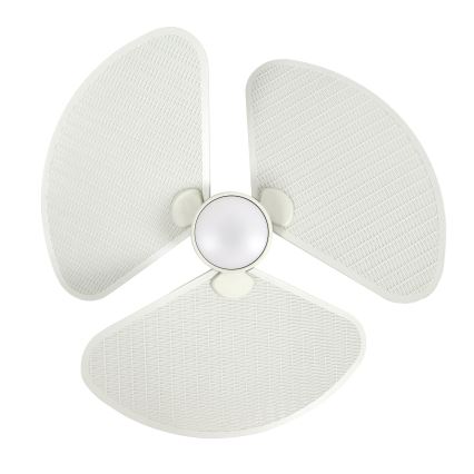 Lucci Air 21325449 - LED lubinis ventiliatorius SABLE su reguliuojamu apšvietimu 1xGX53/12W/230V 3000/4000/5000K Ø 91,5 cm kreminės spalvos + nuotolinis valdymas