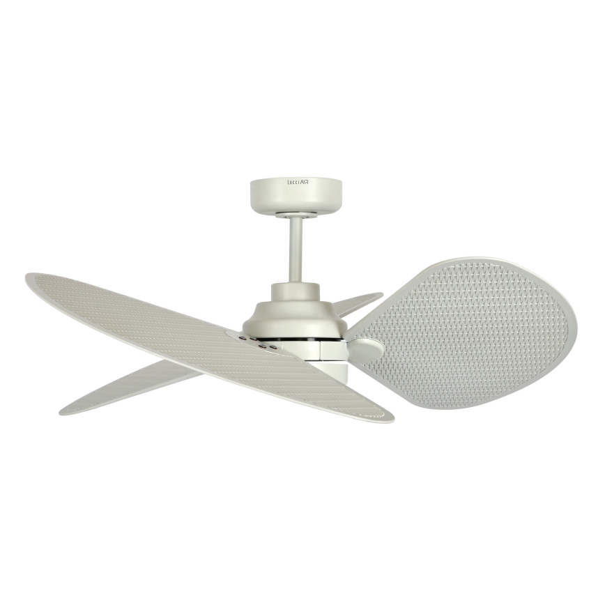 Lucci Air 21325449 - LED lubinis ventiliatorius SABLE su reguliuojamu apšvietimu 1xGX53/12W/230V 3000/4000/5000K Ø 91,5 cm kreminės spalvos + nuotolinis valdymas