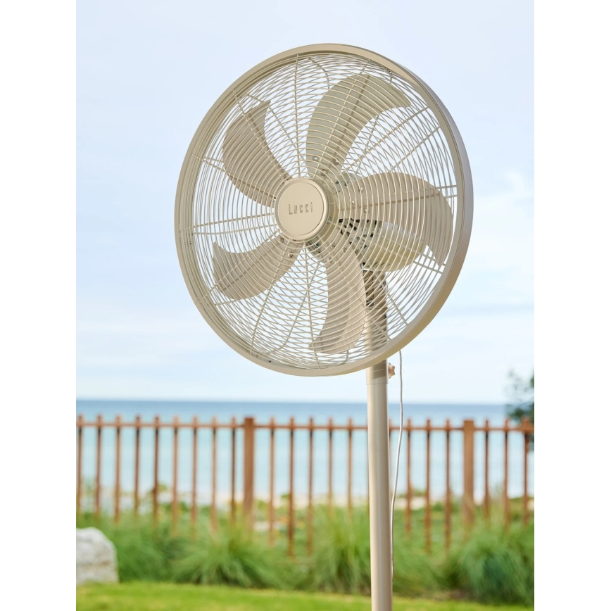 Lucci Air 21326449 - Stovintis ventiliatorius GLIDE 36W/230V Ø 45 cm balta