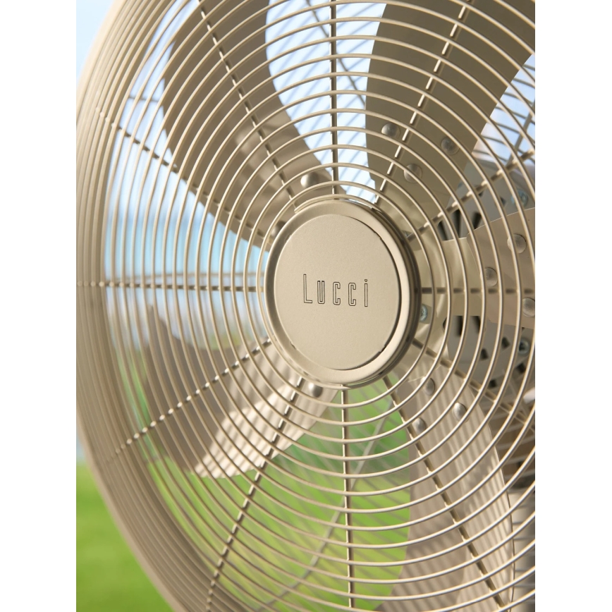 Lucci Air 21326449 - Stovintis ventiliatorius GLIDE 36W/230V Ø 45 cm balta