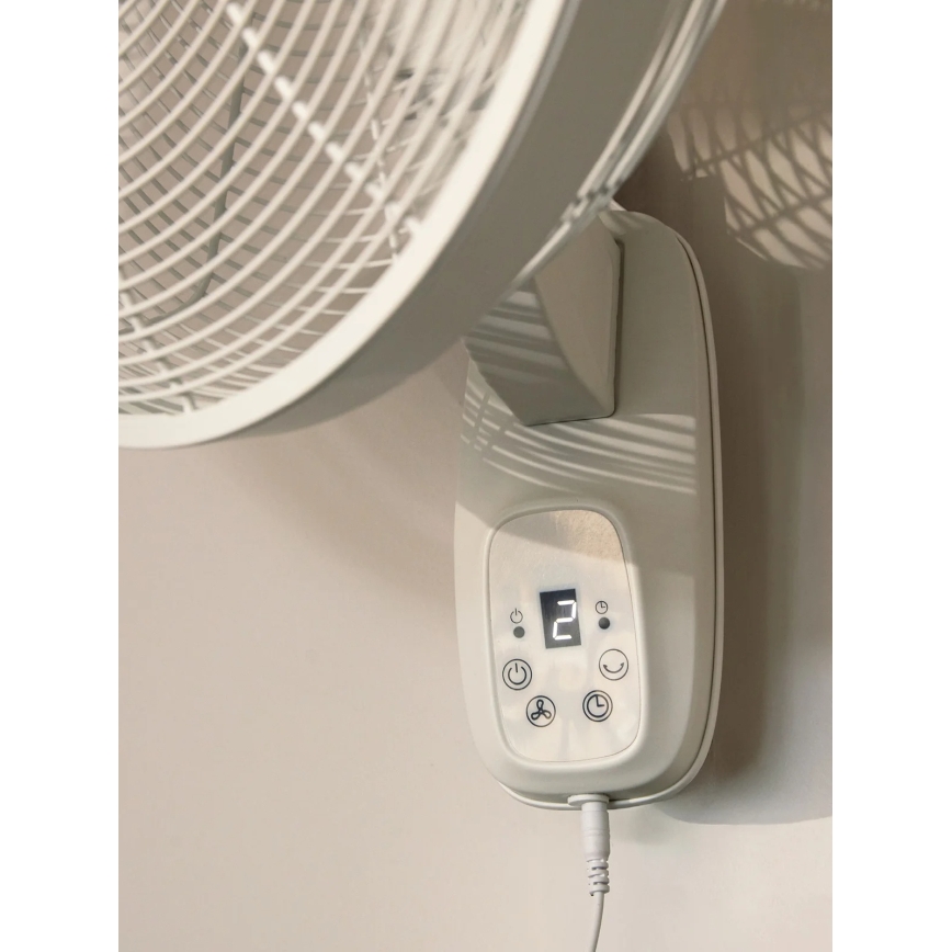 Lucci Air 21326649 - Sieninis ventiliatorius GLIDE 36W/230V skersmuo 45 cm baltas, su nuotoliniu valdymu