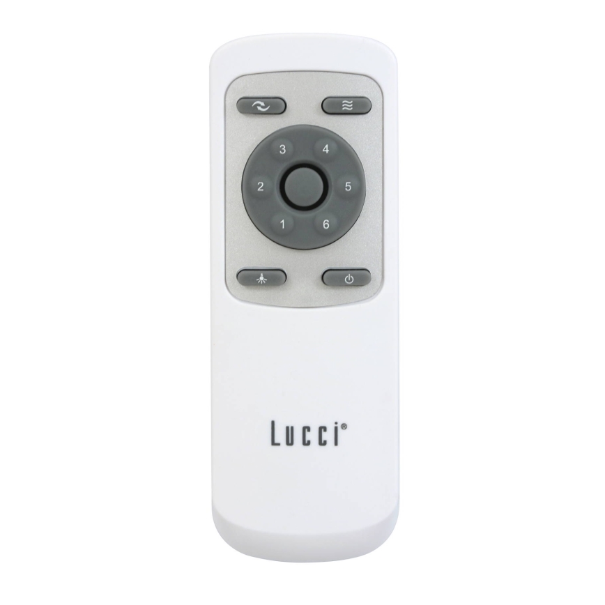 Lucci air 213300 - LED Reguliuojamas lubinis ventiliatorius UNIONE 1xGX53/12W/230V ruda + nuotolinio valdymo pultas