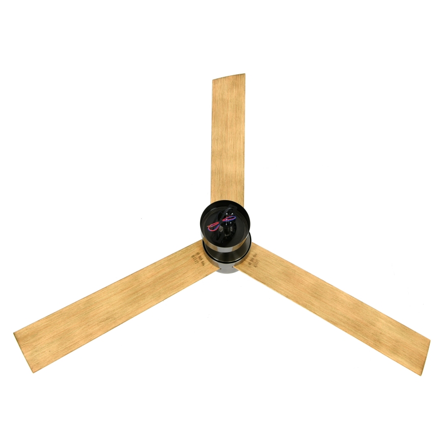 Lucci air 21610449 - LED Reguliuojamas lubinis ventiliatorius CLIMATE 1xGX53/12W/230V ruda/blizgus chromas + nuotolinio valdymo pultas