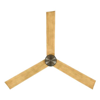 Lucci air 21610449 - LED Reguliuojamas lubinis ventiliatorius CLIMATE 1xGX53/12W/230V ruda/blizgus chromas + nuotolinio valdymo pultas