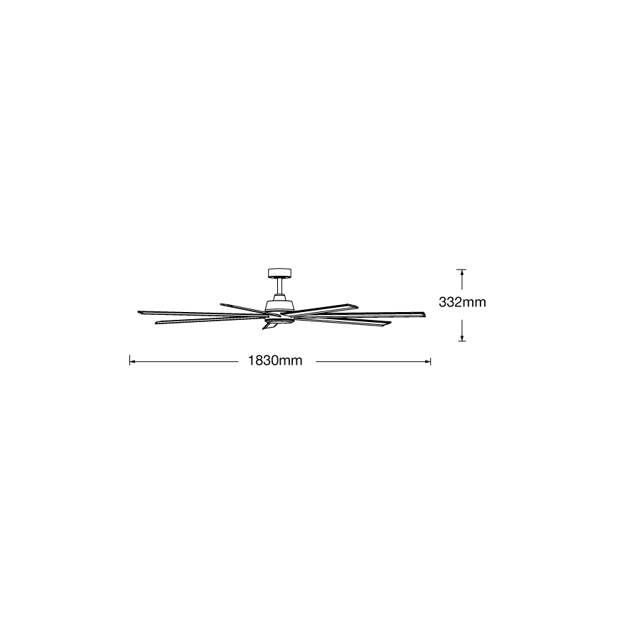 Lucci air 21610849 – Reguliuojamas lubinis ventiliatorius ATLANTA 1xGX53/12W/230V balta+ + nuotolinio valdymo pultas