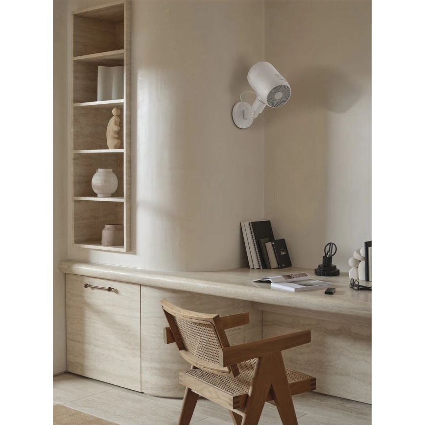 Lucci Air 21612549 - Sieninis ventiliatorius JET 32W/230V balta + nuotolinio valdymo pultas